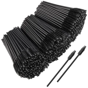 Mini Disposable Nylon Mascara Lash Wand Bendable Eyebrow Cleaning Spoolie Applicator Eyebrow Makeup Cosmetic Extension Brush