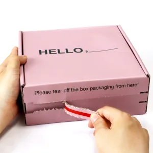 Pink Shipping Box