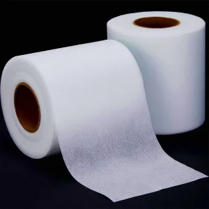 Absorbent Sustainable Nonwoven Towels Spunlace Non Woven in Roll for Kitchen Towels Cleaning White Cloth Dry Wipes