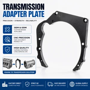 CNC Machining Part Manufacture Engine Swap Kit Transaxle Adapter Plate