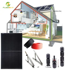 Easy to Install Complete 5000W 5kw off Grid Home Lighting Solar Power Kits Solar Energy System Price