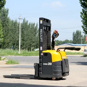 Sit-Down Type Modular Self-Loading Full Electric Stacker for Automated Warehouse