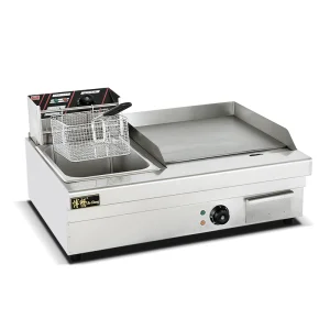 Stainless Steel Grill Griddle Restaurant Kitchen Equipment Machine Commercial Gas Counter Top Flat Griddle