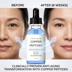 High Concentration GHK-CU Copper Peptide Serum Liquid Blue Copper Peptide Solution For Face Repair And Rejuvenation