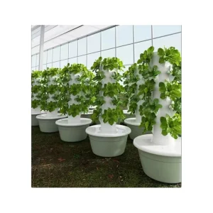 Agg Vertical Gardening Systems Aeroponic Tower Nursery Pot Hydroponics Tower System for Plant Grow Vegetable Grow
