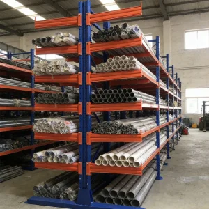 Double Sided Cantilever Racks Long Pipe Storage