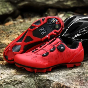 Men's and Women's Mountain Bike Cycling Shoes with Wide Hard Soles Non-Locking Road Bike Shoes for Cyclists for Winter Summer