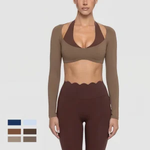 Ladies Contrast Active Wear Set