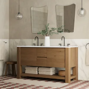 George Group Wooden Panel Bathroom Vanity Cabinet