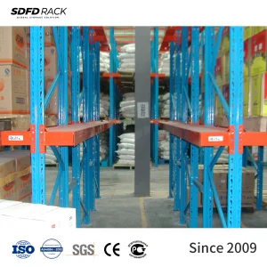 Metal Steel Multi Layer Drive in Pallet Rack System Heavy Duty Pallet Racking for Food Beverage Industry Warehouse Goods Storage
