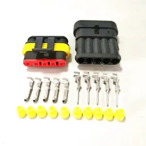 Conector de alojamiento de cabezal PCB vertical para ECU automotriz eléctrica