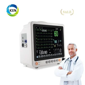 in-12b 8 Inch ICU Multi-Parameter Patient Monitor High Quality Portable Vital Signs Monitor