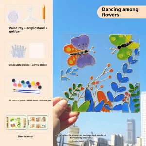 21 PCS Acrylic DIY Painting Board Set