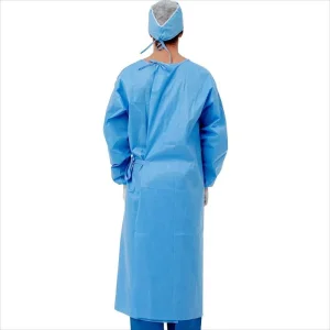 Sterile Ultrasonic Welding Standard Disposable SMS Non Woven Medical Surgeon Gown
