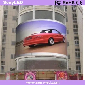 Full Color Outdoor LED Display in Curve
