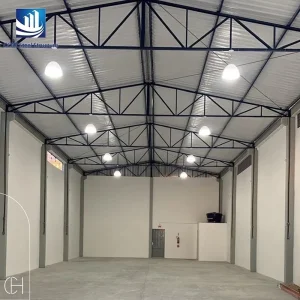 Large-Span Customized Prefabricated Steel Building Accessories Component for Industrial Maintenance Workshop Roofing