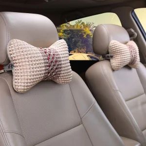 "Summer Car Seat Headrest Pillow Breathable Cervical Spine &amp; Neck Support"