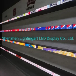 China Manufacturere Easy Control COB Gob LED Shelf Display for Advertising
