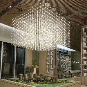 Luxury Commercial Pendant Lighting System For Reception Areas