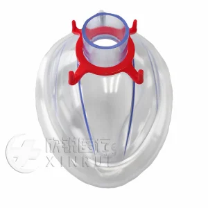 Disposable Medical PVC Transparent Adult Anesthesia Mask Face Mask Size 4