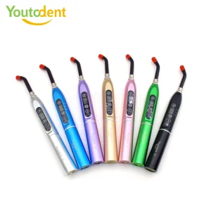 Wholesale Portable Cordless 405nm LED UV Curing Light Rechargeable Metal Dental Nail Art 3D Printing Resin Lamp Curing Light