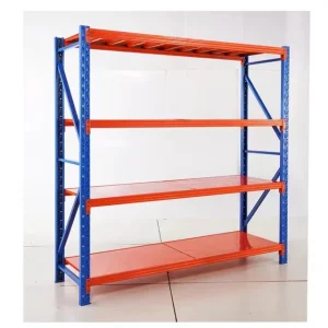 Adjustable Structure Bolt Connection Carton Storage Shelf Small Parts Rack Metal Shelving Light Duty Shelf Rack