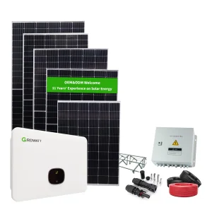 25kw 50kw على مجموعة ألواح الطاقة الشمسية الكاملة