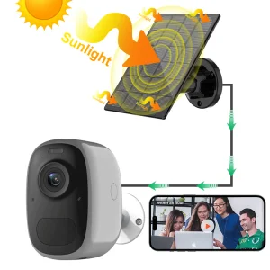 4MP HD Battery Powered Smart WiFi IP Camera