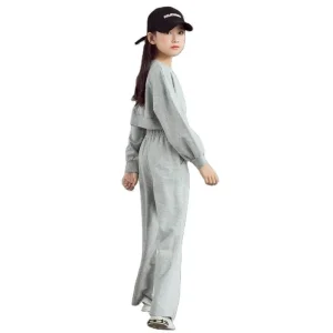 Roupa Infantil Conjunto Casual Camiseta Calças Fantasia para Meninas Adolescentes Esg16881
