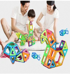Educational Wholesale New Toys Magnetic Building Blocks Sets Kids Math Magnetic Building Block Tiles Preschool Learning Toys