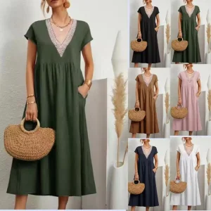 Vestido Casual Feminino de Alta Qualidade