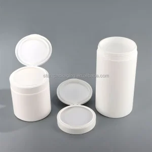 Factory Wholesale Food Grade Sport Nutrition Jar Custom Protein Powder Can and Containers