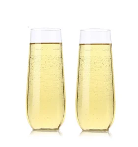 Reuseable 7oz Tritan Champagne Glass Plastic Wine Cups