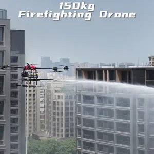 Professional Fire Fight Rescue Dron Grande Long Range 150kg Heavy Duty Payload Industrial Fire Fighting Drone with Firefighting Extinguisher Bomb