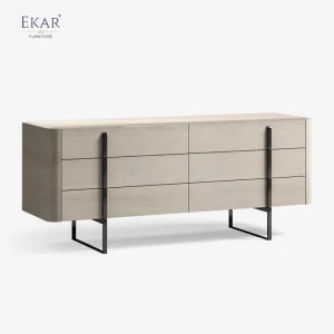 Modern Solid Wood Media Console