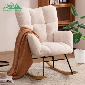 Wayon Modern Plush Rocking Chair