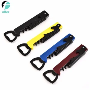 Wine Beer Beverage Kitchen Bar Tool Stainless Steel Multifunction Bottle Opener