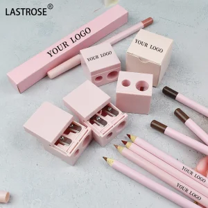 Wholesale High Pigment Smooth pink Lipliner&amp;sharpener Set Private Label Waterproof Long Lasting Lip Liner Pencil