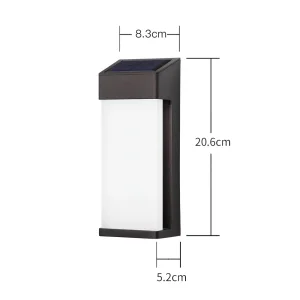 Luz de pared LED solar
