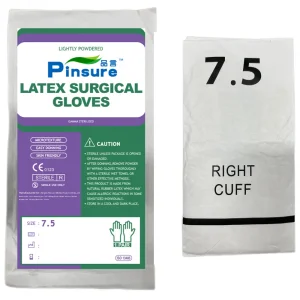 Sterile Latex Surgical Gloves Powder &amp; Powder Free Eo &amp; Gamma Radiation