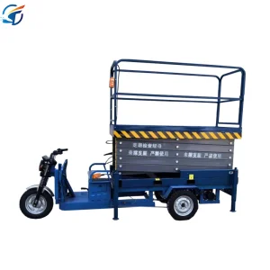 Electric Hydraulic Lifting Platform, Scissor Lift Maintenance Operation Aerial Work Platform