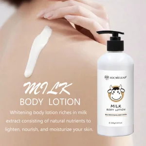 Custom Private Label Organic Body Lotion Remove Spots Cream Moisturizing Milk Whitening Body Lotion