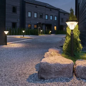 Solar Ground Lights Waterproof Underground Sensing Landscape Lights Solar Garden Light for Lawn Pathway