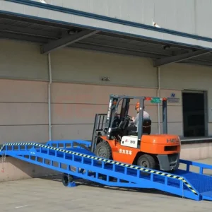 10 Ton Mobile Hydraulic Dock Container Loading Mobile Yard Ramp