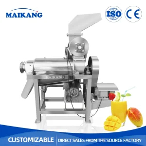 Electric Screw Crushing Ginger Vegetable Squeeze Juicer Juice Extractor Machine Automatic Slag Juice Separation Equipment