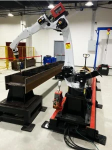 CNC Intelligent Fully Automatic Welding Robot Production Line Ground Rail Welding Machine Workstation with Robotic Arm MIG/TIG/MIG