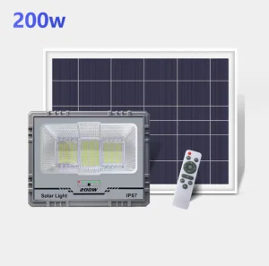 CE Approved High Quality IP65 Outdoor Lighting High Power Waterproof Garden Yard Three Security Lights 40W 60W 100W 200W Solar LED Flood Light