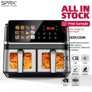 9L Digital Dual Basket Air Fryer