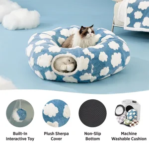 Woven Rattan Cat Bed