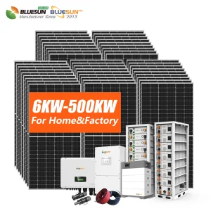 5kw 10kw 20kw All In One Home Solar Energy System Kit With Lithium Battery Complete Solar Power System